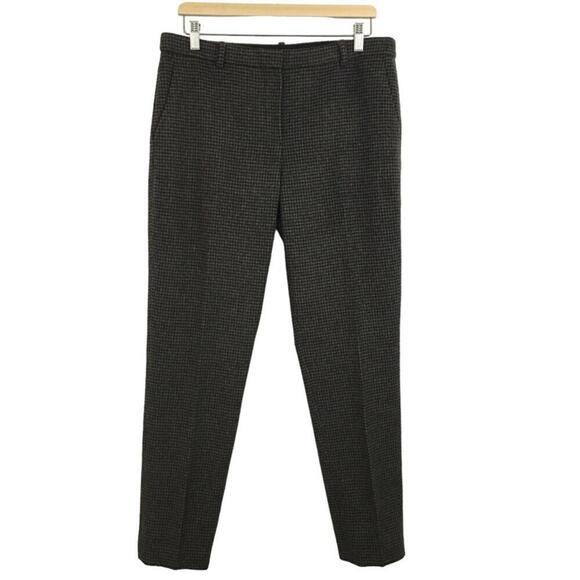 Theory Women’s Wool Blend Plaid Pants Size 10 - Picture 1 of 6